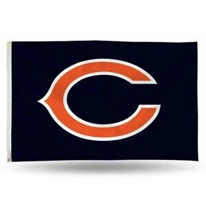 Chicago Bears Premium Champion Flag 2 Grommets 34”x60” Big C